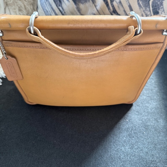 PROJECT Coach Willis 9927 Camel with nickel hardware VINTAGE - Picture 4 of 14